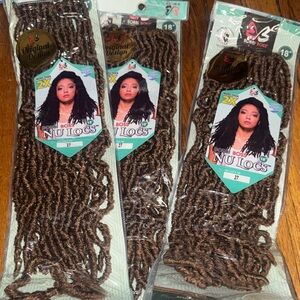 Nu Locs Synthetic Crochet Hair - 27 Brown